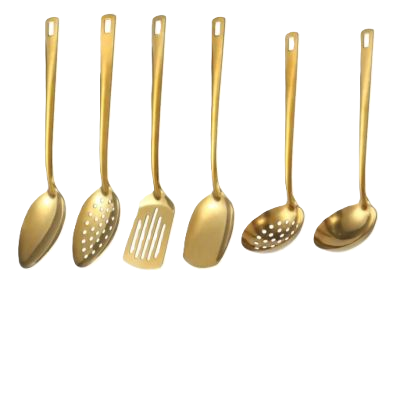 Set ustensile de gătit aurii