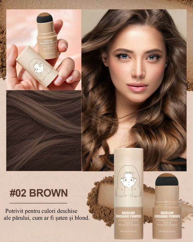 Hairline Finishing Powder #02 Brown