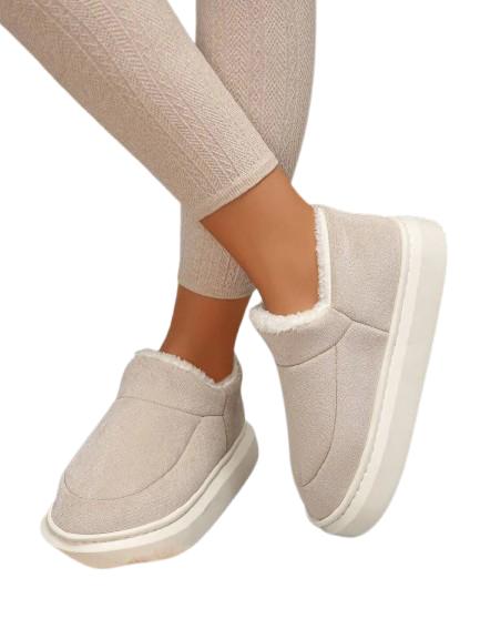 Incaltari cu blana Gray