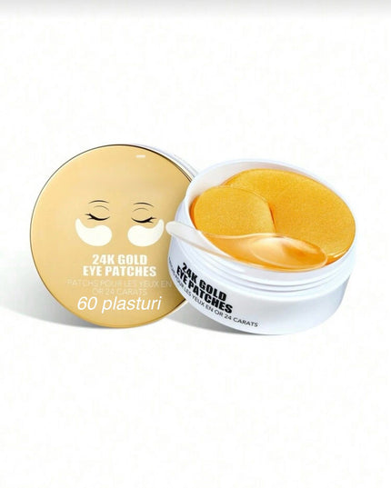Plasturi Anti-Cearcane si Riduri Cu AUR 24K Colagen si Acid Hialuronic