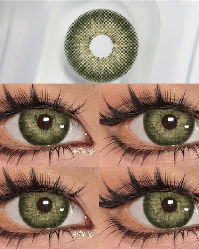 Lentile De Contact Verde Esmerald Green