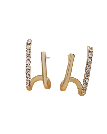 Cercei Aurii Cu Pietre