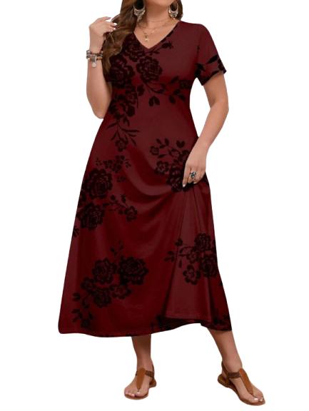 Rochie Cu Trandafiri