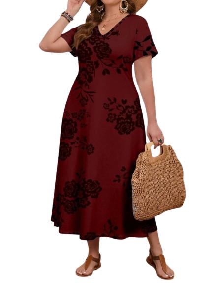 Rochie Cu Trandafiri