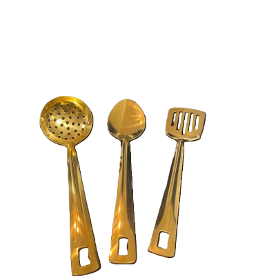 Set ustensile de gătit aurii